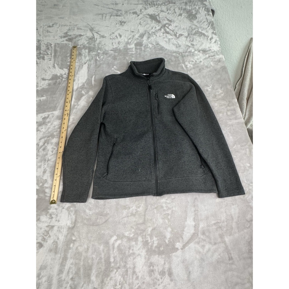 The North Face Midweight Full Zip Fleece Jacket (Men's L) Gray